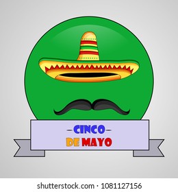Illustration of background for Cinco De Mayo