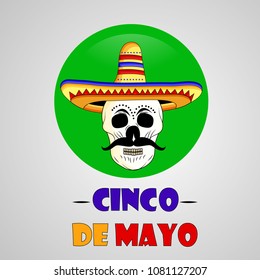 Illustration of background for Cinco De Mayo