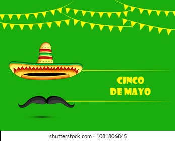 Illustration of background for Cinco De Mayo