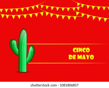 Illustration of background for Cinco De Mayo