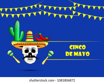 Illustration of background for Cinco De Mayo