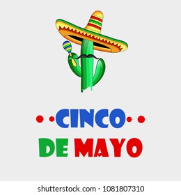 Illustration of background for Cinco De Mayo