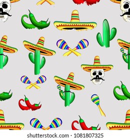 Illustration of background for Cinco De Mayo