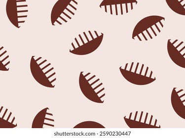 Illustration background cocoa chocolate bean unique design abstract