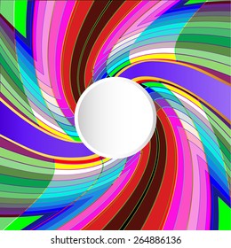 illustration background with colorful geometric pattern and place for  text