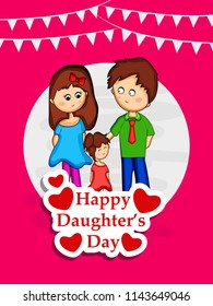 Illustration of background for Daughter's Day