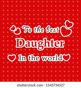 Illustration of background for Daughter's Day