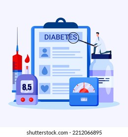  	
Illustration background diabetes technology medical