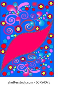 illustration background with drop