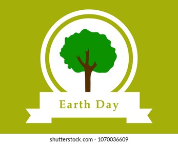 Illustration of background for Earth Day