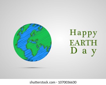 Illustration of background for Earth Day