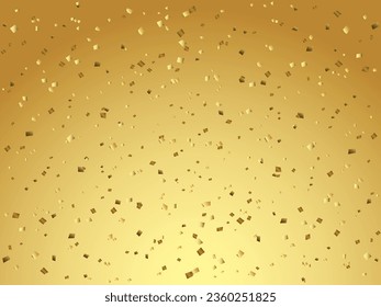 Illustration of a background with falling confetti