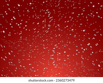 Illustration of a background with falling confetti