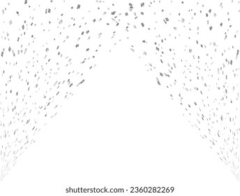 Ilustración de un fondo con una composición en caída