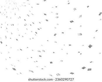 Illustration of a background with falling confetti