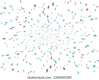 Ilustración de un fondo con una composición en caída