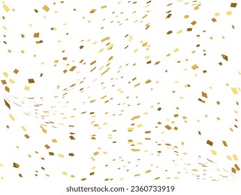 Illustration of a background with falling confetti