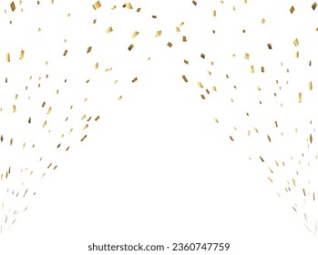 Illustration of a background with falling confetti