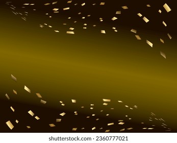 Illustration of a background with falling confetti