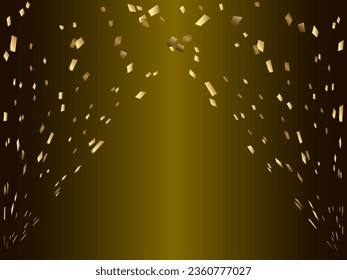 Illustration of a background with falling confetti
