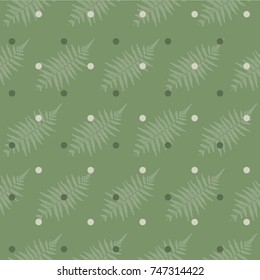 Illustration background of fern