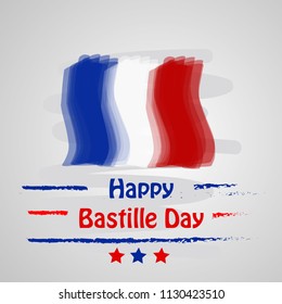Illustration of background for France Bastille Day