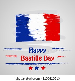 Illustration of background for France Bastille Day