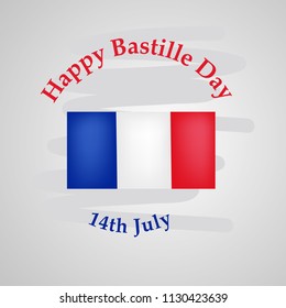 Illustration of background for France Bastille Day