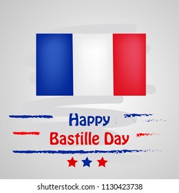 Illustration of background for France Bastille Day