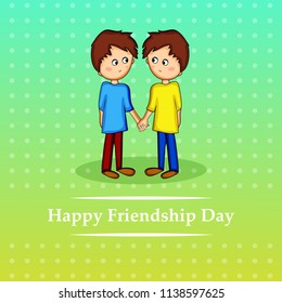 Illustration of background for Friendship Day