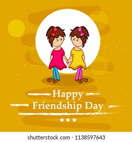 Illustration of background for Friendship Day