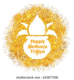 illustration of background for Happy Akshay Tritiya celebration