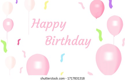 illustration from background happy birthday this year