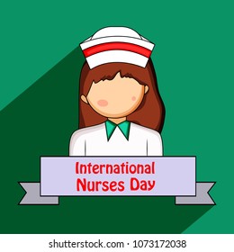 Illustration of background for International nurse day

