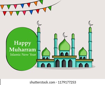 Illustration of background for Islamic Festival Muharram