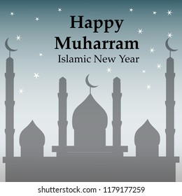 Illustration of background for Islamic Festival Muharram