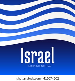 illustration of a background for Israel Independence Day.