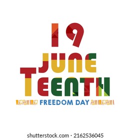 Illustration Of Background For Juneteenth National Independence Day Also Known As Black Independence Day A Federal Holiday In The United States 