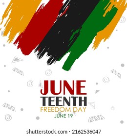Illustration Of Background For Juneteenth National Independence Day Also Known As Black Independence Day A Federal Holiday In The United States 