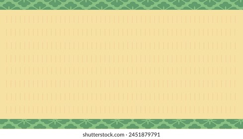 Illustration background material of one tatami mat