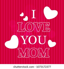 Illustration of background for Mother's Day