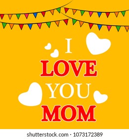 Illustration of background for Mother's Day