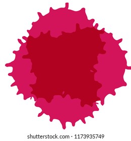 illustration. Background of multi-colored blots of ink