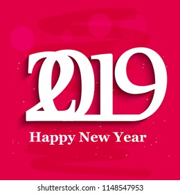 Illustration of background for New Year