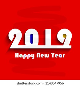 Illustration of background for New Year