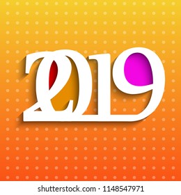 Illustration of background for New Year