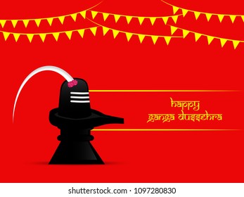 
Illustration of background for the ocassion of Hindu festival Ganga Dussehra