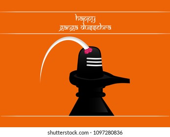 
Illustration of background for the ocassion of Hindu festival Ganga Dussehra