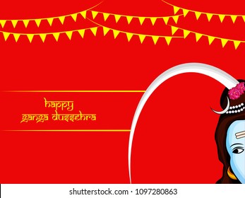
Illustration of background for the ocassion of Hindu festival Ganga Dussehra