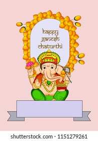 Illustration of background for the occasion of hindu festival Janmashtami celebrated in India